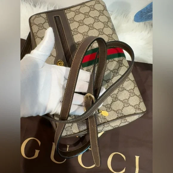 Gucci GG Supreme Ophidia Crossbody Shoulder Bag - Picture 13 of 17